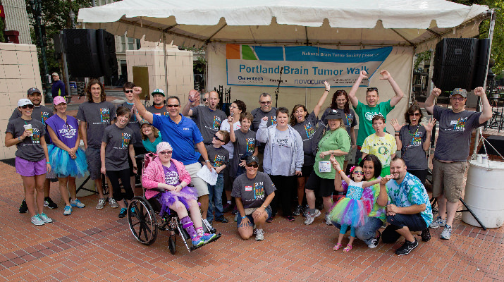 Portland brain tumor survivors gather together to fight for a cure.