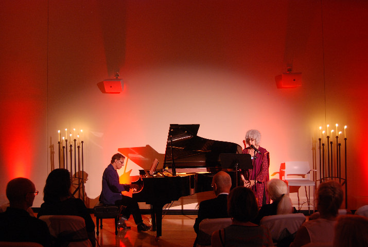 Portland’s own smooth jazz pioneer Tom Grant performs with poet Paulann Petersen, Oregon’s sixth poet laureate.