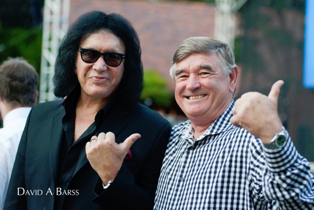 Gene Simmons and Dan Dutton, Chairman and CEO, Stimson Lumber