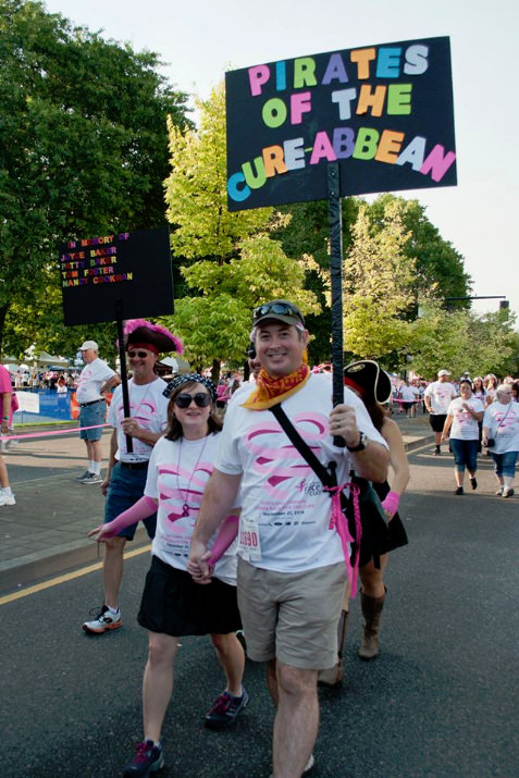 Crazy costumes are always popular like those for the Pirates of the Cure-abean