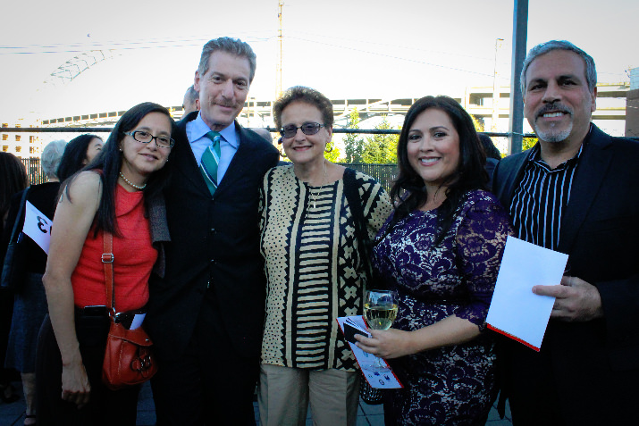 Irma Valdez and Steve Yarosh, immigration attorneys; Bertha Ferran, Windermere Mortgage Services; Carmen Rubio, Executive Director of Latino Network; Behzad Hosseini, Portland General Electric Photo Credit: Izzy Ventura 