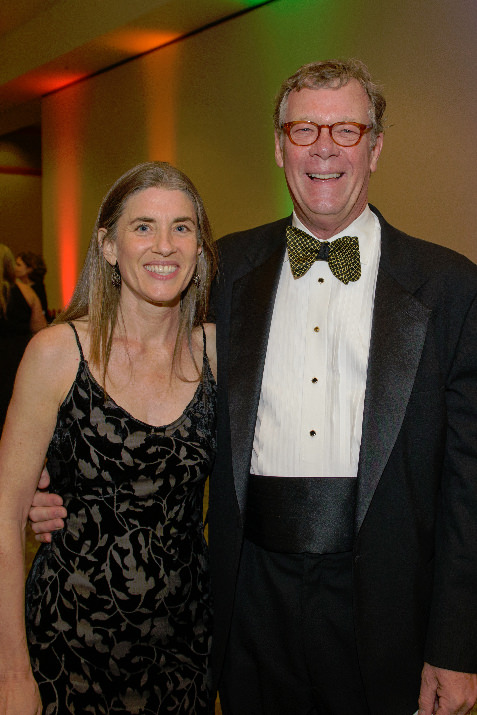 Development Director, Sally Oakes and Board President, John Chandler