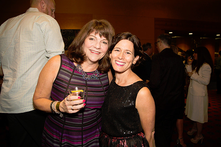 CCA Founder’s Society member, Marsha Brockmeyer, celebrates with CCA VP Brand, Abby Guyer. 