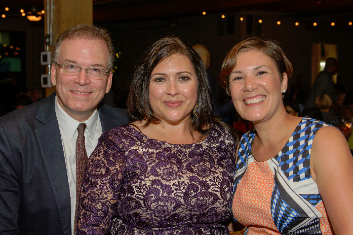 Commissioner Nick Fish; Carmen Rubio, Executive Director at Latino Network; and Jessica Vega Pederson, Oregon House Representative for East Portland.  Photo Credit: Andie Petkus 