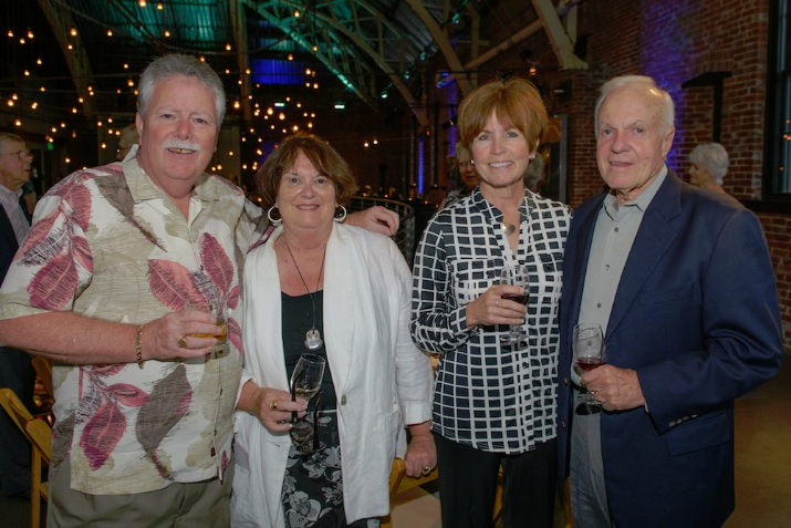 Nursingale Board Member Greg Mottau, with guests Carole McDonald, Michelle Lambert and Ted Milar