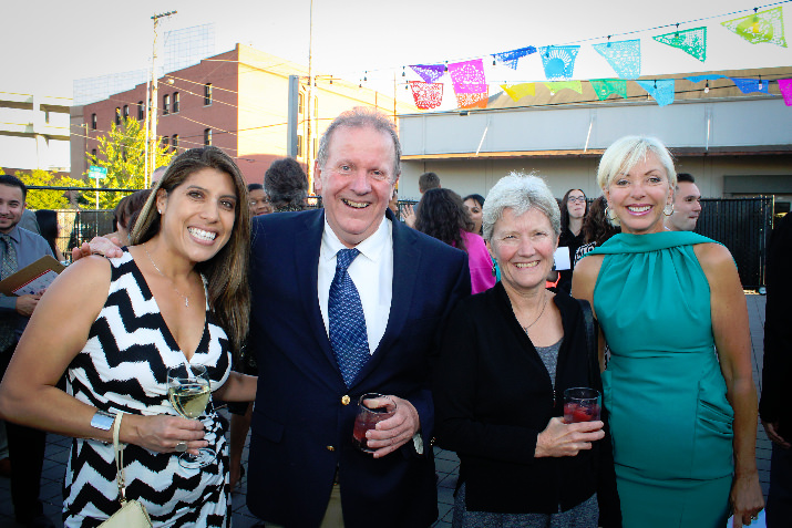 Diana Nuñez of the Portland Mayor’s Office with Tom and Barbara Kelly and Portland First Lady Nancy Hales  Photo Credit: Izzy Ventura 