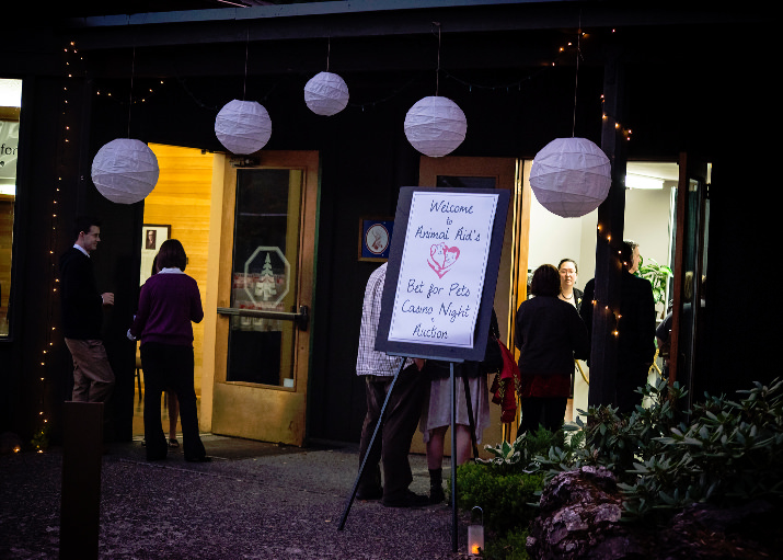 The World Forestry Center was decked out for the event.