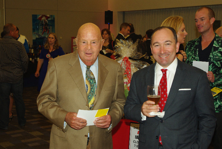 Oregon's First Citizen *Gerry Frank with Portland Rose Festival Vice-President *Brett Baker.