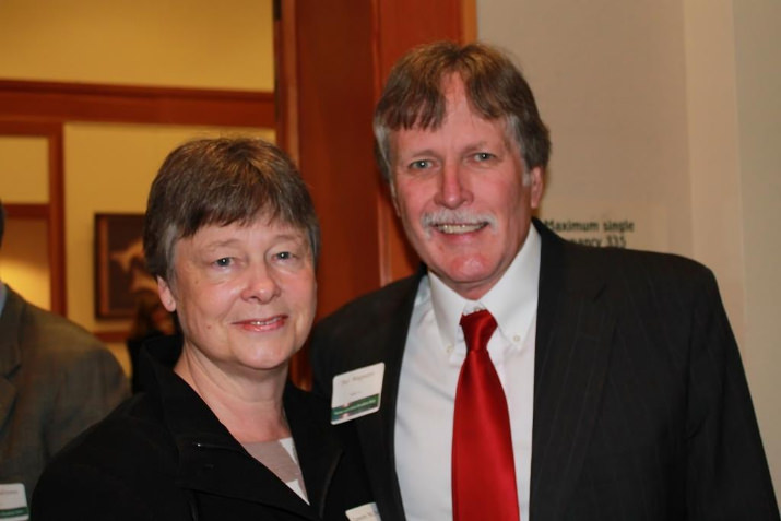 Janeen McAninch and Edison Director Patrick Maguire