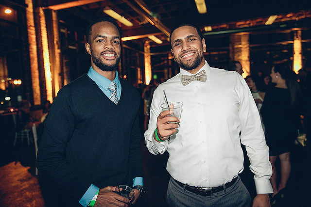 Dominique Dewese and Alando Simpson enjoying the 11th annual Charity Ball"