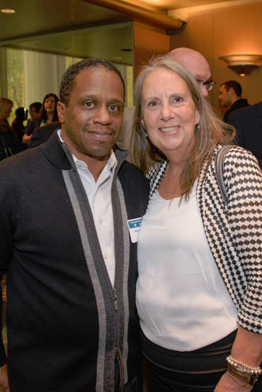 Herman Bryant, Executive Director of The Miracles Club, and Carol Graven, CCC Family Mentor. CCC and The Miracles Club are soon embarking upon a capital project in NE Portland.