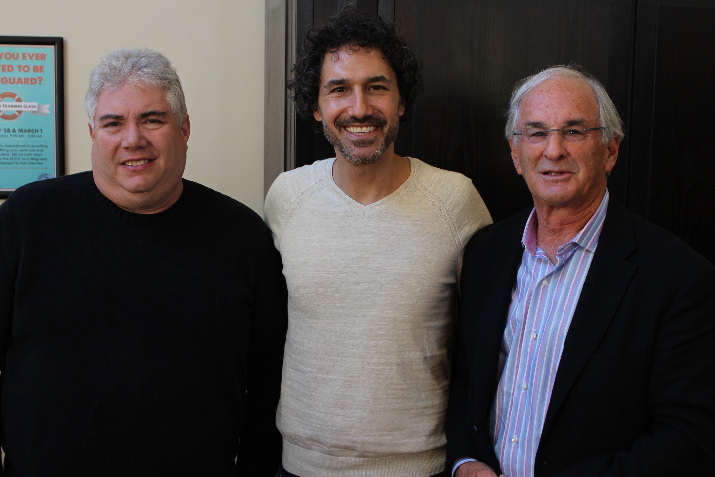 Barry Benson, Ethan Zohn and Bob Philip. (Barry and Bob are Co-Presidents of the MJCC Board of Directors)