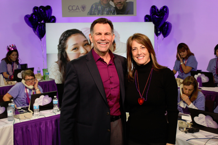 Kent Van Arnam, Director of Marketing for Dick Hannah Dealerships, with Regina Ellis, CCA’s Founder and Chief Joy Officer.  For the fifth year in a row, Dick Hannah Dealerships has donated the car for CCA’s “Win the Keys to Our Heart” car raffle.