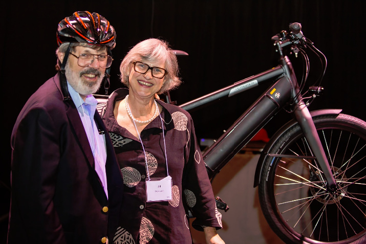 Congratulations to Jill and Ed Neuwelt, the winners of the Golden Ticket and the new owners of an electric bike from Western Bikeworks.