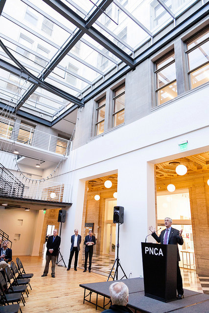 “Today represents a bold step into the future for this institution, the neighborhood, and Portland’s creative economy,” says Mayor Hales. “This project exemplifies the kind of collaborative innovation for which Portland is known.”