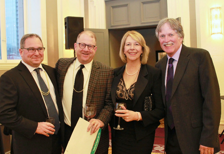 Edison board members Jim Kilpatrick and Patrick Becker, wife Tabitha Becker and Edison Director Patrick Maguire (Photo courtesy of Moments By Anne Photography) 