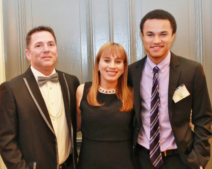 2015 Brilliance Benefit co-chairs Robert and Jessica Daughetee with son Holden Daughetee (Photo courtesy of Moments By Anne Photography)