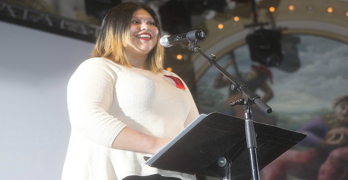  Camp Fire alum Sarahi Mejia: “Every gift you make tonight will help more kids like me find their spark.”