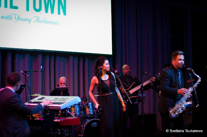 The Patrick Lamb Band provided the soundtrack to a festive, successful evening.