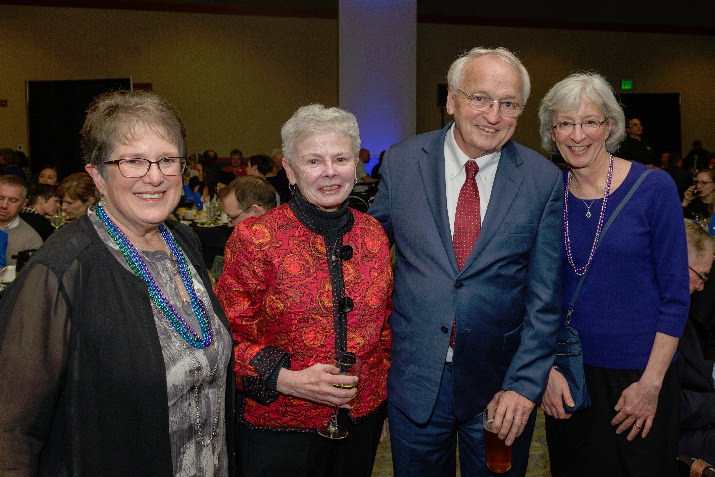 Elaine Wells (Ride Connection Executive Director), Eileen Concannon, Kevin Concannon (USDA Under Secretary for Food, Nutrition, and Consumer Services), Claire Potter, (TriMet Senior Operations Analyst) 