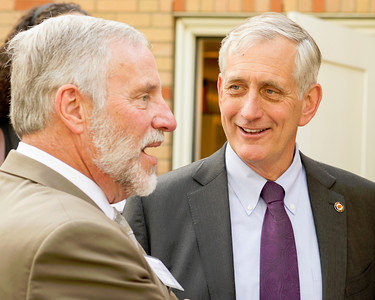 Board Chair Bruce Warner  with  Portland Mayor Charlie Hales