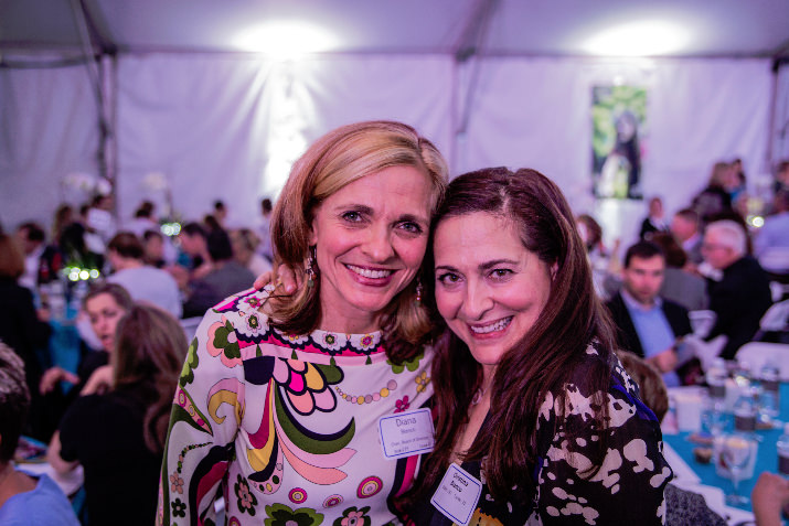 Friends of the Children Board Chair Diana Bianco and her sister Christina. 