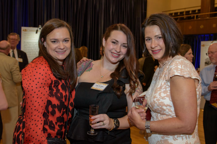 Alison Monti, William Temple House Board Secretary Arley Ross, and Ann McCulloch