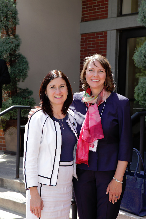 Marylhurst University President Dr. Melody Rose with St. Mary's board member Kimberly Cooper