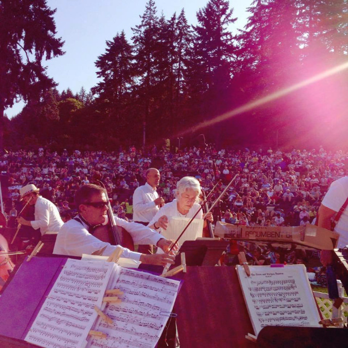 Summer concerts in neighborhood parks, 6:30pm almost every night beginning in July. Rose Garden at Washington Park