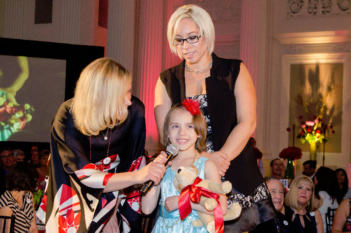 Doernbecher patient and three time cancer warrior Lauranne Ackelson was the guest of honor and shared great news with the crowd – she had clean blood work at her most recent check-up.
