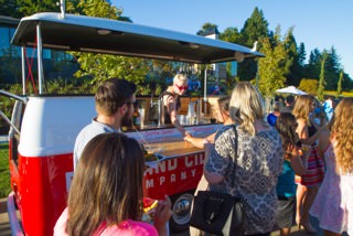 Portland Cider provided cider to event attendees.