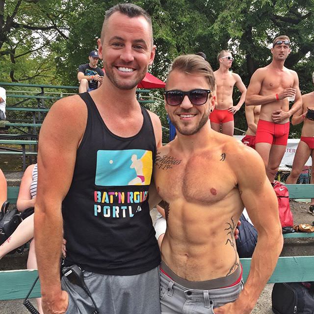 Event leader, Andrew Shayde posed with Aydian Dowling, calling him a cool cat on instagram.