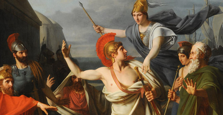 The exhibition focuses on epic themes such as courage, sacrifice, and death, as well as the ways that changing political and philosophical systems affected the choice and execution of these subjects. Among the featured works are paintings by Jacques-Louis David, Jean-Honoré Fragonard, Anne-Louis Girodet, and Jean-Auguste-Dominique Ingres; sculpture by Antoine-Louis Barye, Jean-Baptiste Carpeaux, Jean-Antoine Houdon, and François Rude; and drawings by Simon Vouet, Antoine-Jean Gros, and Théodore Géricault.