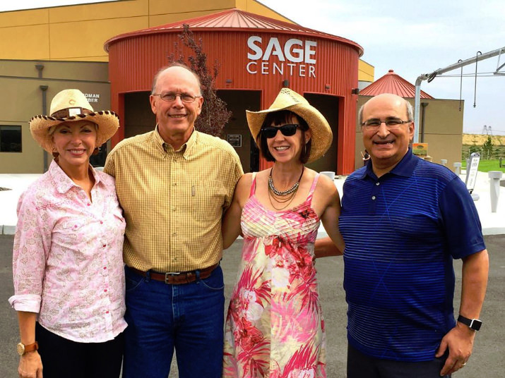 First Lady of Portland Nancy Hales, FEH Exec. Dir. John Burt, Murmur Creative's Mary Nichols and FEH Founder Fred Ziari.