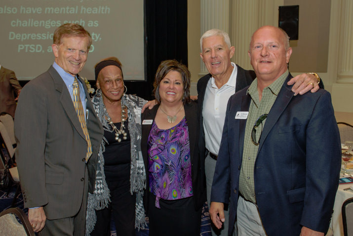 Honoree Dick Withnell, Senator Jackie Winters, De Paul CEO Maree Wacker, De Paul Board Director Jack Hopkins, Clackamas County Commissioner Jim Bernard