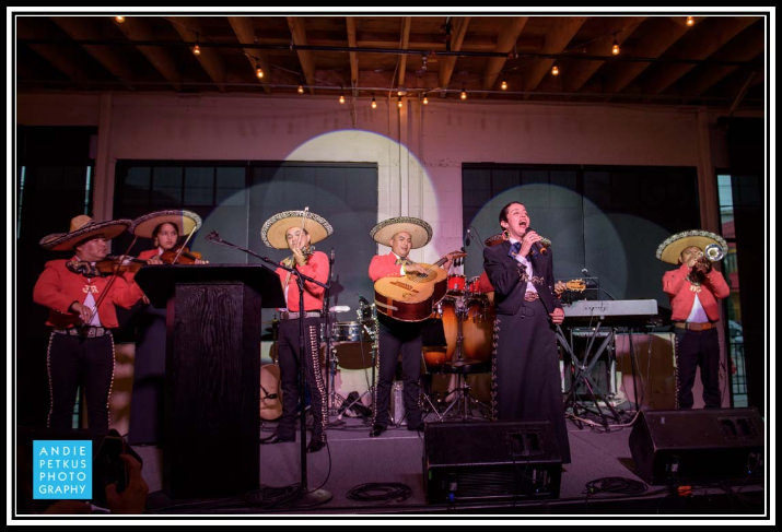 Renowned Mariachi singer, and former Latino Network staff member, Edna Vazquez performed with her mariachi band to start off the night. 