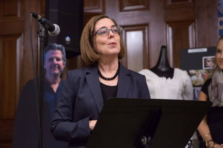 Govoner Kate Brown told the crowd, "Thanks to shows like this, film and media production in the state has increased 75% in the last two years." 