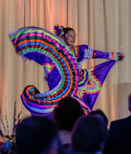 Baile Folklorico dance performance was a hit with the audience.