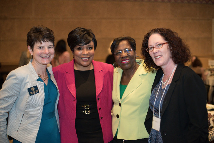 Sen. Elizabeth Steiner-Hayward, Commissioner Loretta Smith, Senator Margaret Carter, Representative Val Hoyle