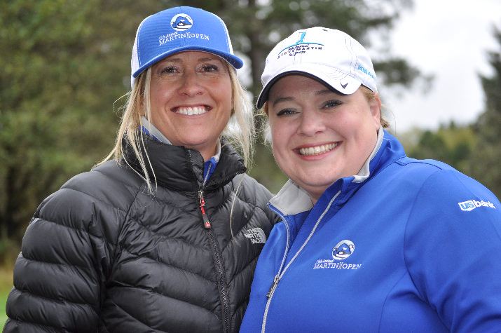 Stephanie Snyder and her longtime friend and supporter of the tournament, Sydney Van Dusen, at the 13th Annual Martin Open.