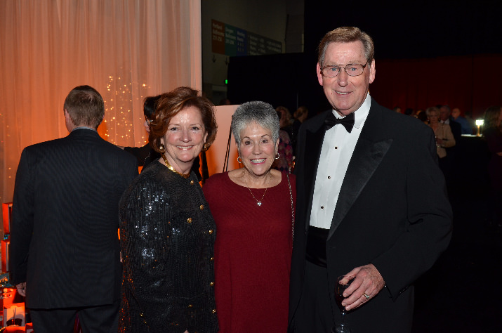 Sharon Miller, middle, with Sandy and Bob Albers helped raise more than $1 million dollars at this year’s Providence Festival of Trees