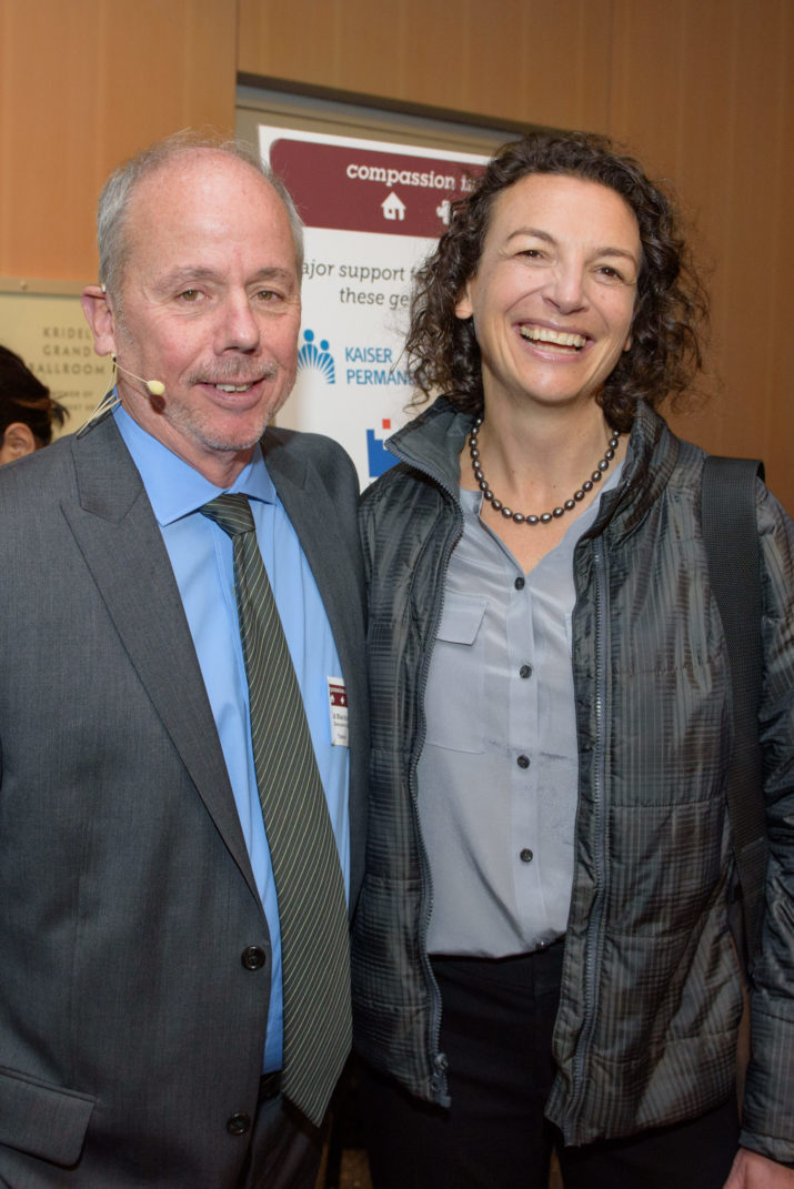 CCC Executive Director Ed Blackburn with Chief Medical Officer Rachel Solotaroff 