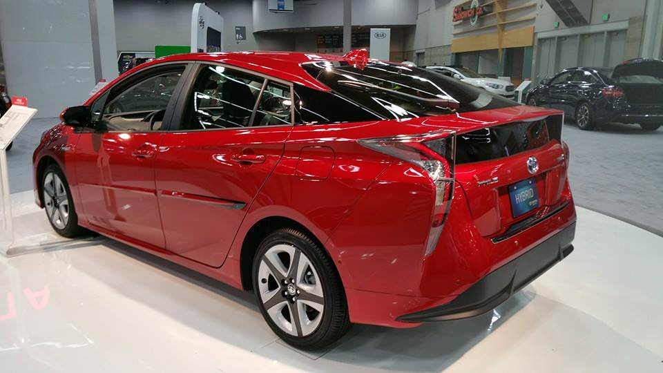 Visitors were able to get up close and personal with the new Prius. 