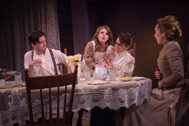 Artists Rep_The Miracle Worker__Joshua Weinstein, Agatha Olson, Val Landrum, Amy Newman_photo by Owen Carey