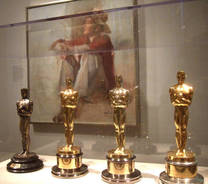 Katharine Hepburn's four Oscars are at the Smithsonian in Washington D.C. In 2009, the National Portrait Gallery acquired Hepburn’s four statuettes as a gift from the Katharine Hepburn estate. — at National Portrait Gallery, Smithsonian Institution.