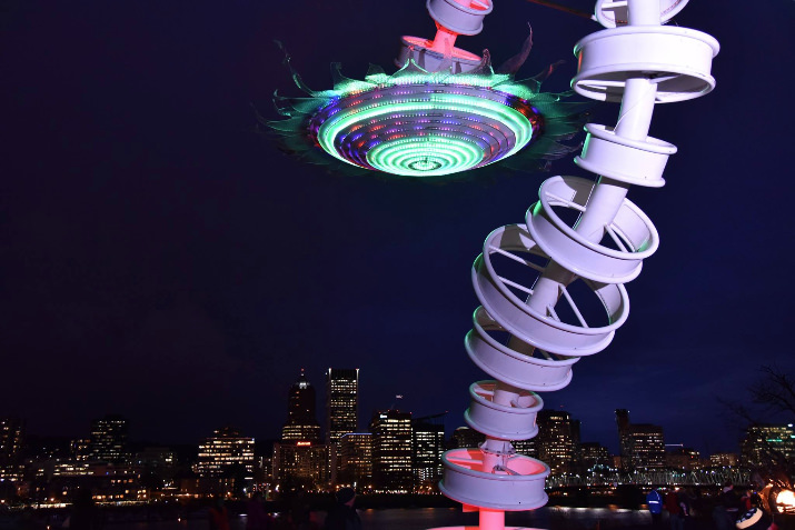 The Portland Winter Light Festival, powered by PGE renewable energy, is a free, all ages, outdoor, community celebration illuminating the city with installations by premier light artists and designers