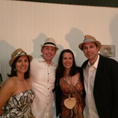 Wendy and Tim Tolls with Kari Lynn and Bill Dischinger at Riverdale’s A Night in Havana