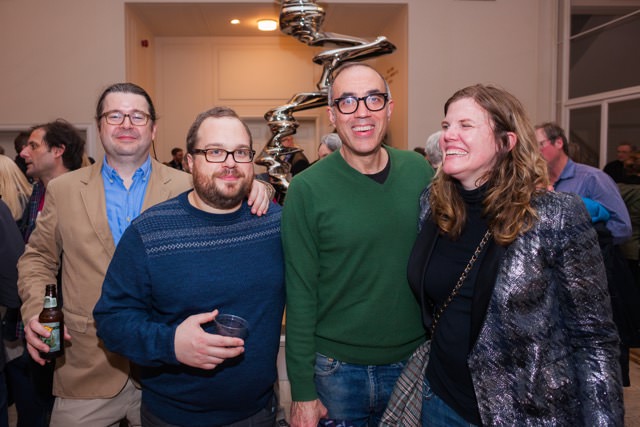 Film critic Mark Mohan, Northwest Film Center’s Nick Bruno, author/film critic Shawn Levy and author Chelsea Cain.