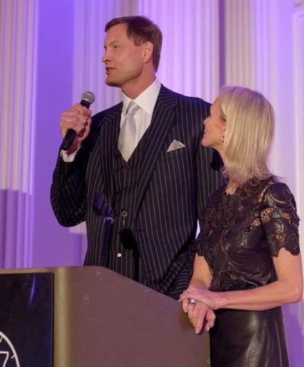 Rick and Erika Miller, 2016 'Champion of Hope' award recipients. The award was presented in recognition of their tremendous philanthropic support.