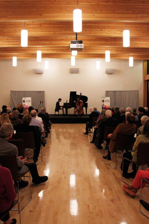 Protégé Project alum Sam Suggs performs during the Benefit Concert. — at Scandinavian Heritage Foundation.